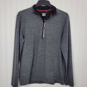 NWT Motion 1/4 Zip  Men's Gray/Black Jacket Size M
